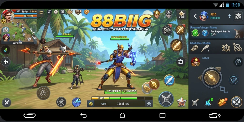 Tampilan antarmuka utama aplikasi 88BIG untuk kemudahan pengguna.
