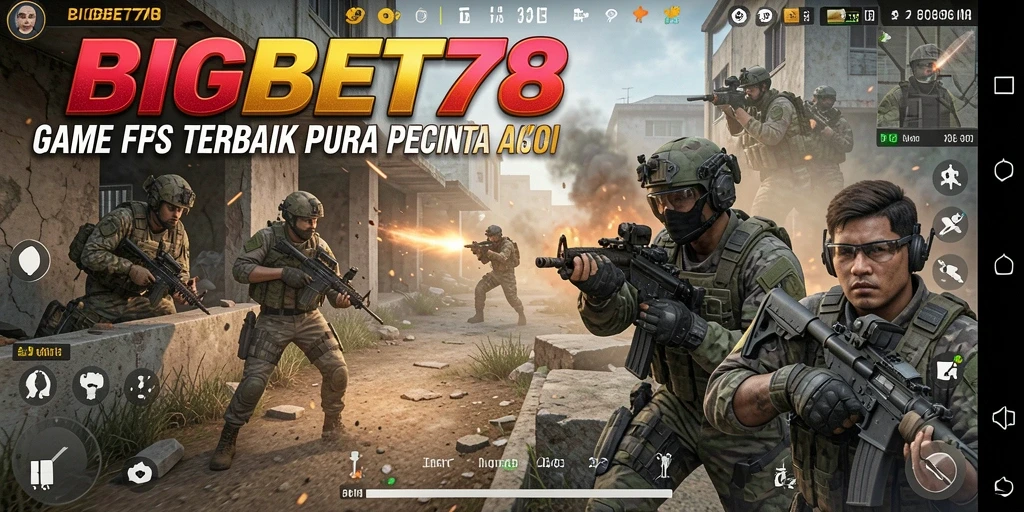 Tampilan gameplay mendebarkan di BIGBET78 saat bertempur.