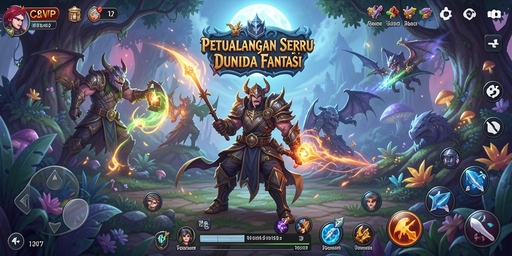 Screenshot gameplay C8VIP menampilkan aksi mendebarkan dalam petualangan.