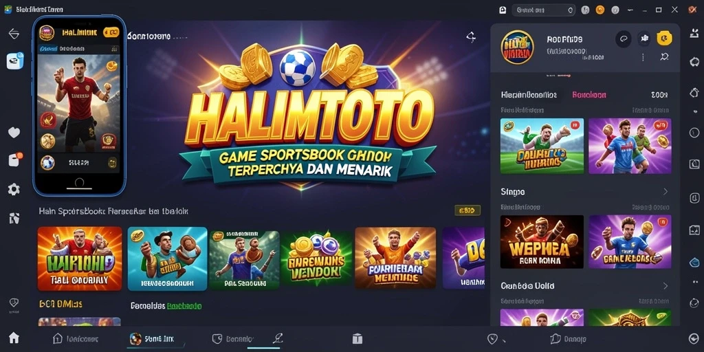 Tampilan gameplay HALIMTOTO yang menarik dan interaktif.