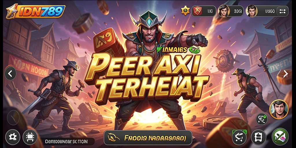 Screenshot aksi mendebarkan dalam game IDN789.