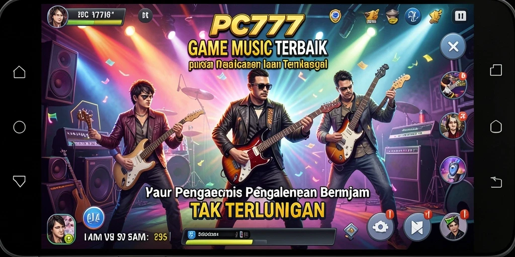 Tampilan gameplay PC777 dengan berbagai genre musik yang menyenangkan.