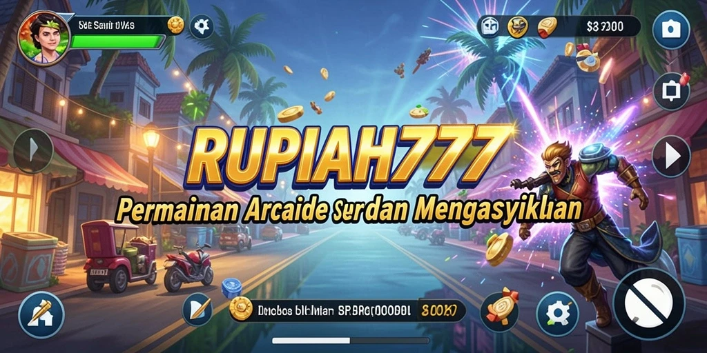 Screenshot RUPIAH777 menampilkan gameplay seru dalam mode Arcade yang menantang.