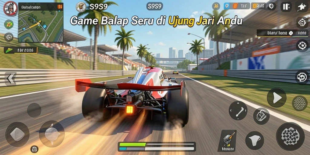 Gameplay Racing yang menegangkan dan memikat di S9S9.