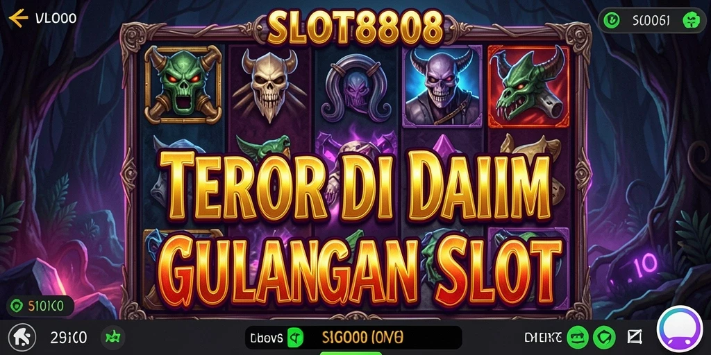 Gameplay menegangkan SLOT8808 yang menggabungkan elemen horor.