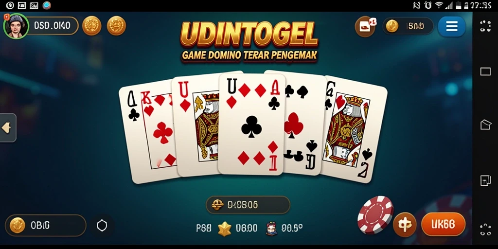 Tampilan gameplay seru UDINTOGEL dengan fitur menarik.