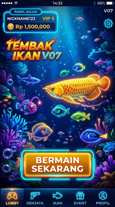 Screenshot antarmuka v07 yang user-friendly.